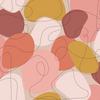 Vliestapete 118609 - Pink/Orange, Basics, Papier/Kunststoff (52/1000cm)