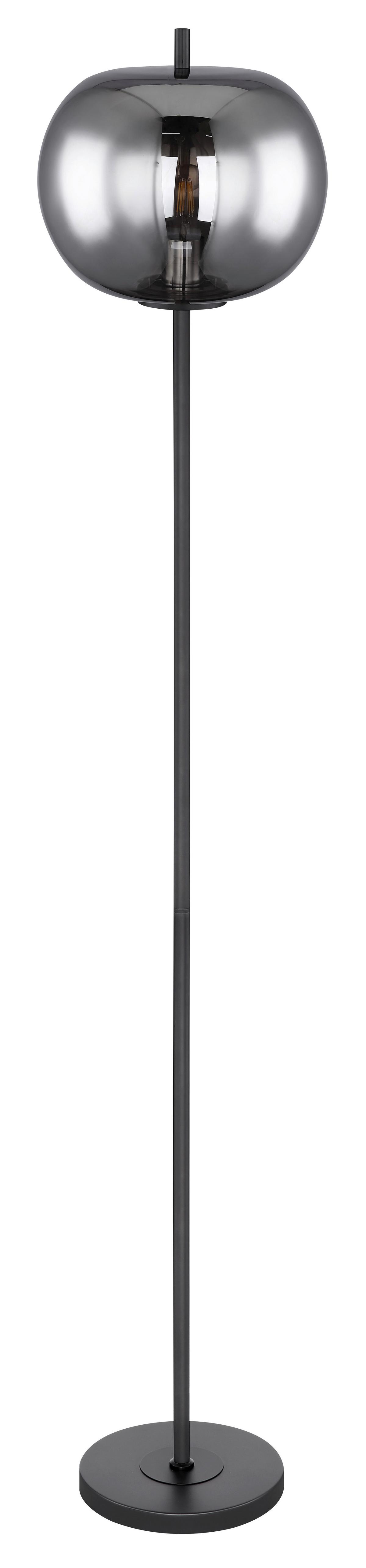 Állólámpa 15345s - fekete/szürke, Design, Üveg/fém (30/160cm) - Globo