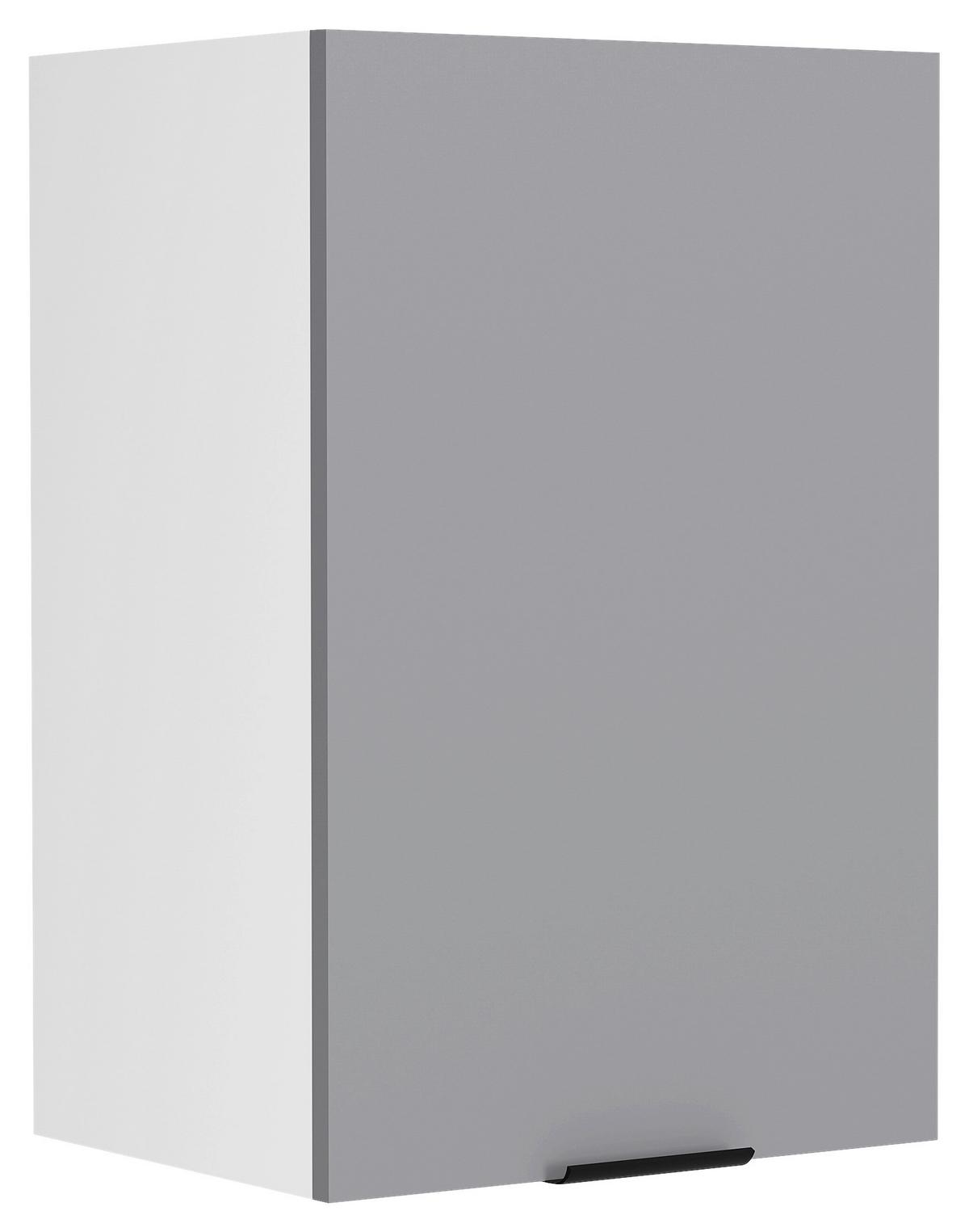 Küchenoberschrank Fasola Weiß/Anthrazit B: 40 cm - Anthrazit/Weiß, Trend, Holzwerkstoff/Kunststoff (40/60/31cm) - MID.YOU