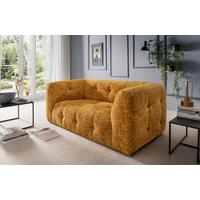 2-sitzer-sofa Velice, Goldfarben B: 184 Cm - Gelb/Goldfarben, Design, Textil (184/72/95cm) - Livetastic
