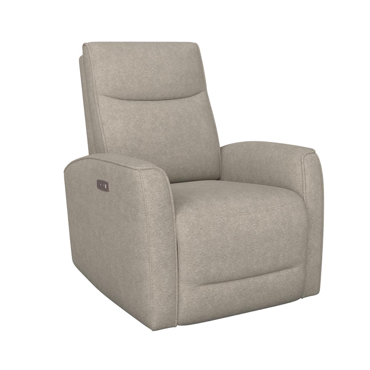Tv-fotel Leon - világosbarna, Basics, műanyag/textil (80/102/96cm) - Best Price