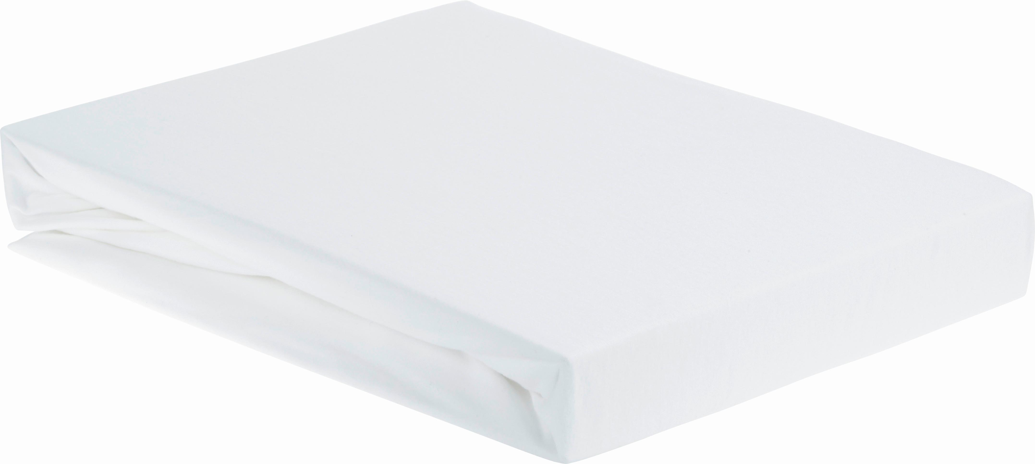 Prostěradlo Elasthan Top 180/200/28 cm - bílá, textil (180/200cm) - Premium Living