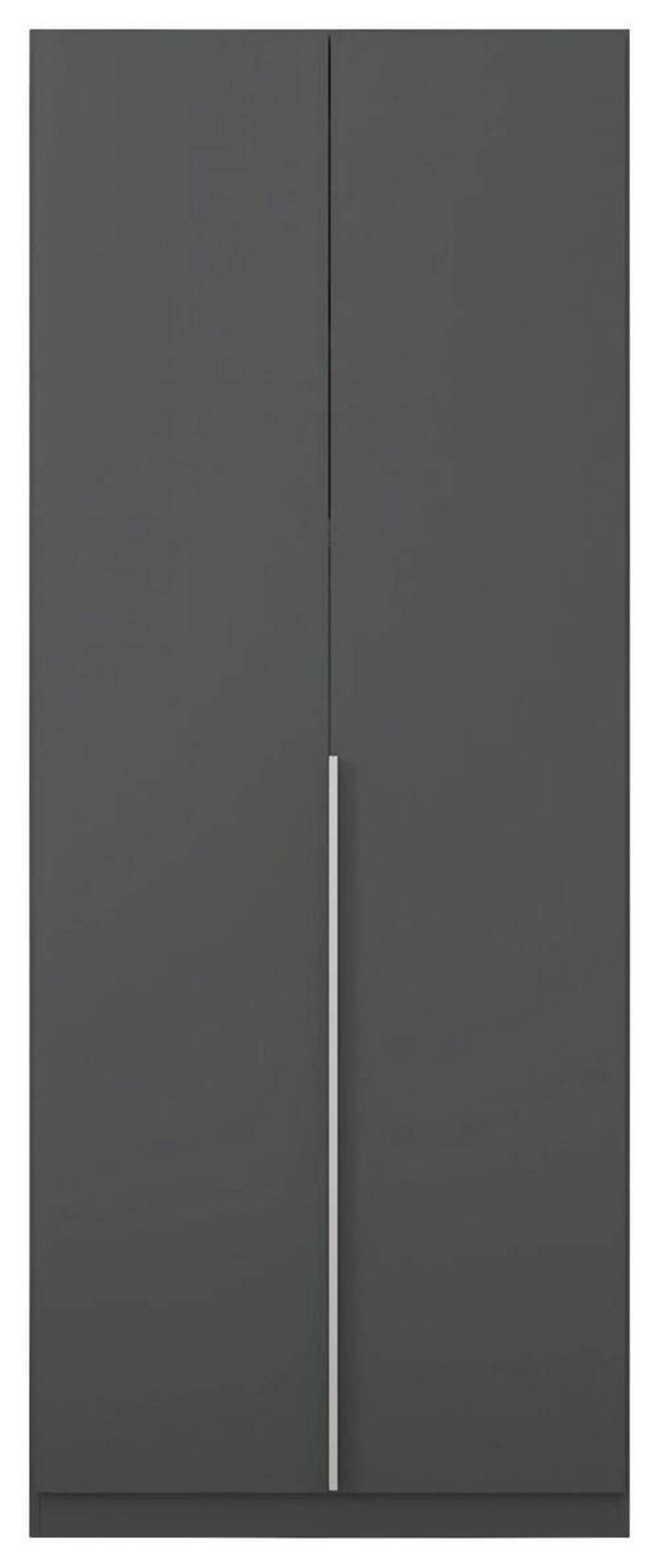 Drehtürenschrank B: 91 cm Alabama, Grau - Grau, MODERN, Holzwerkstoff (91/229/54cm) - Rauch Möbel
