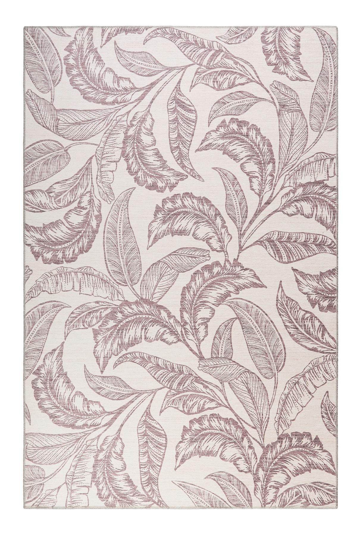 Webteppich Mozambique Palm Taupe/beige 130x190 Cm - Taupe/Beige, LIFESTYLE, Textil (130/190cm) - Esprit