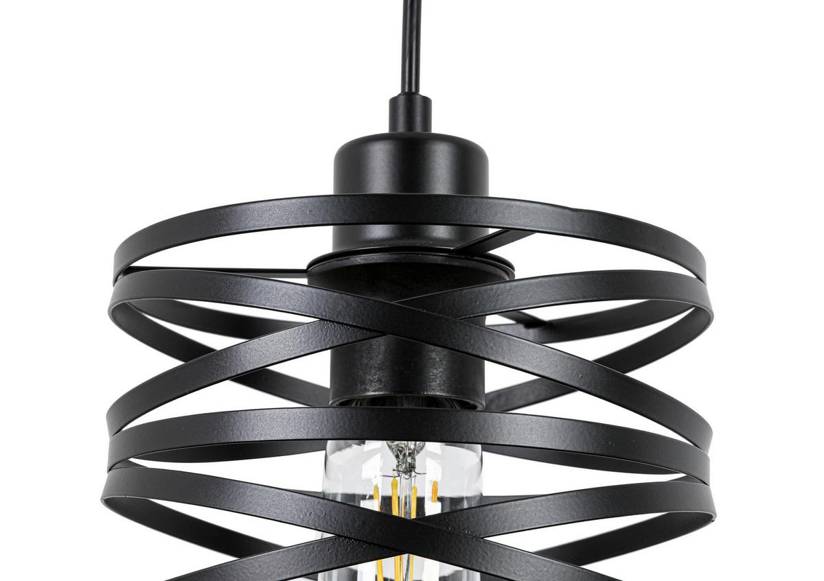 ZÁVESNÉ SVIETIDLO ESILA - čierna, Modern, kov/plast (17/120cm) - Mömax