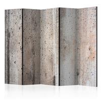 Paravent Hellgrau Beige B: 225 Cm - Beige/Hellgrau, Basics, Holz/Textil (225/172/3cm) - artgeist