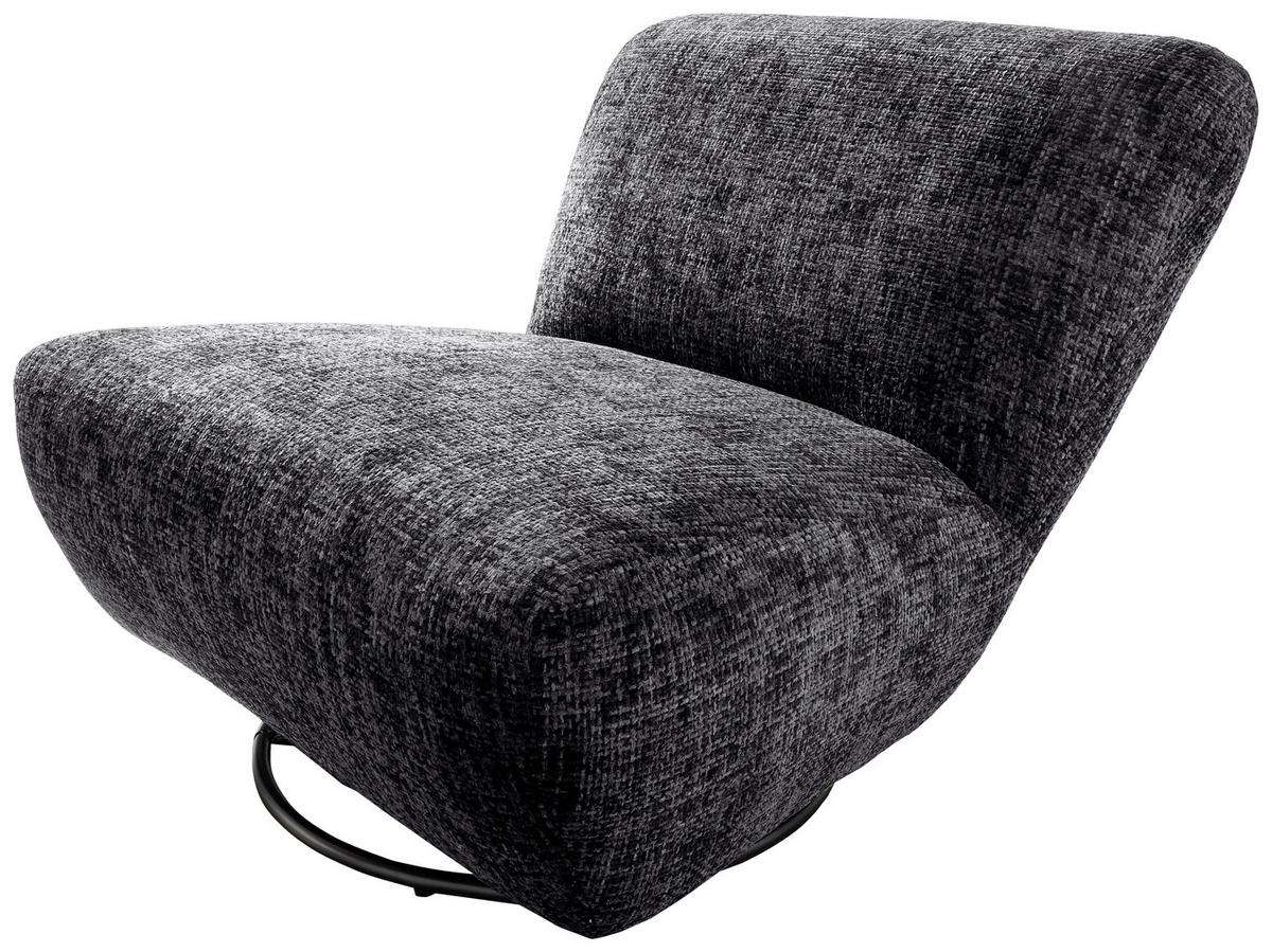 XXL-Sessel Cremallo, Schwarz B: 95 cm - Schwarz, Trend, Textil (95/77/94cm) - Livetastic