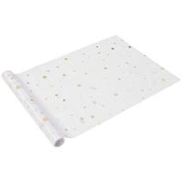 Asztali Futó Stars Kb. 35/300cm - aranyszínű, Konventionell, textil (35/300cm) - Ondega