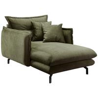 Polstersessel Mit Armlehnen Lava Stoffbezug Grün - Schwarz/Grün, MODERN, Textil (111/101/167cm) - Livetastic