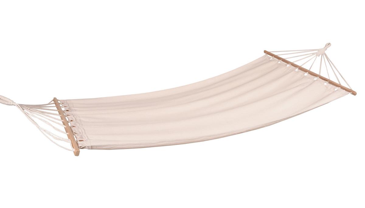Hängematte Hawaii - Beige/Creme, Basics, Holz/Kunststoff (100/0,6/280cm) - Gardenson