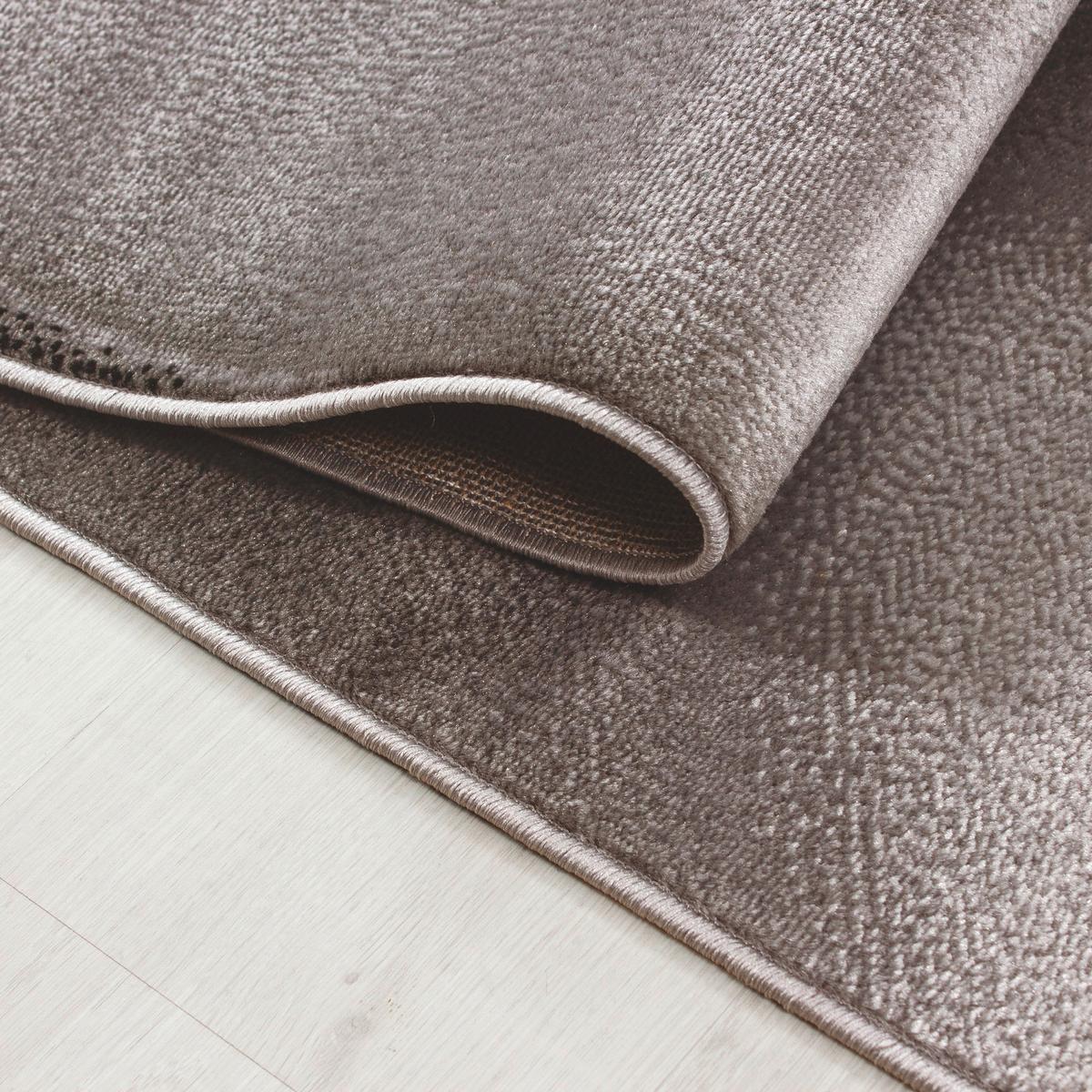 Webteppich Braun/Weiß Naturfaser Plus 160x230 cm - Braun/Weiß, Design, Textil (160/230cm)
