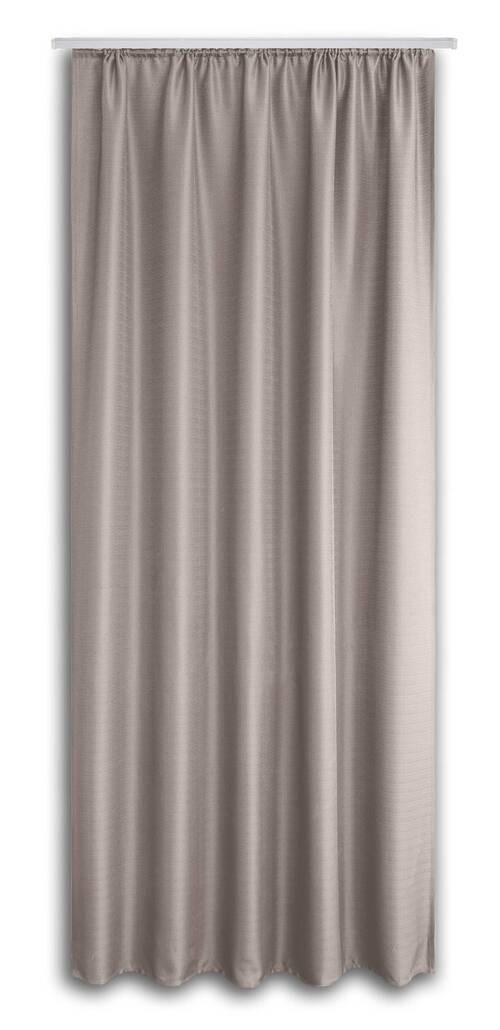 Vorhang mit Band Ben II 135x245 cm Taupe