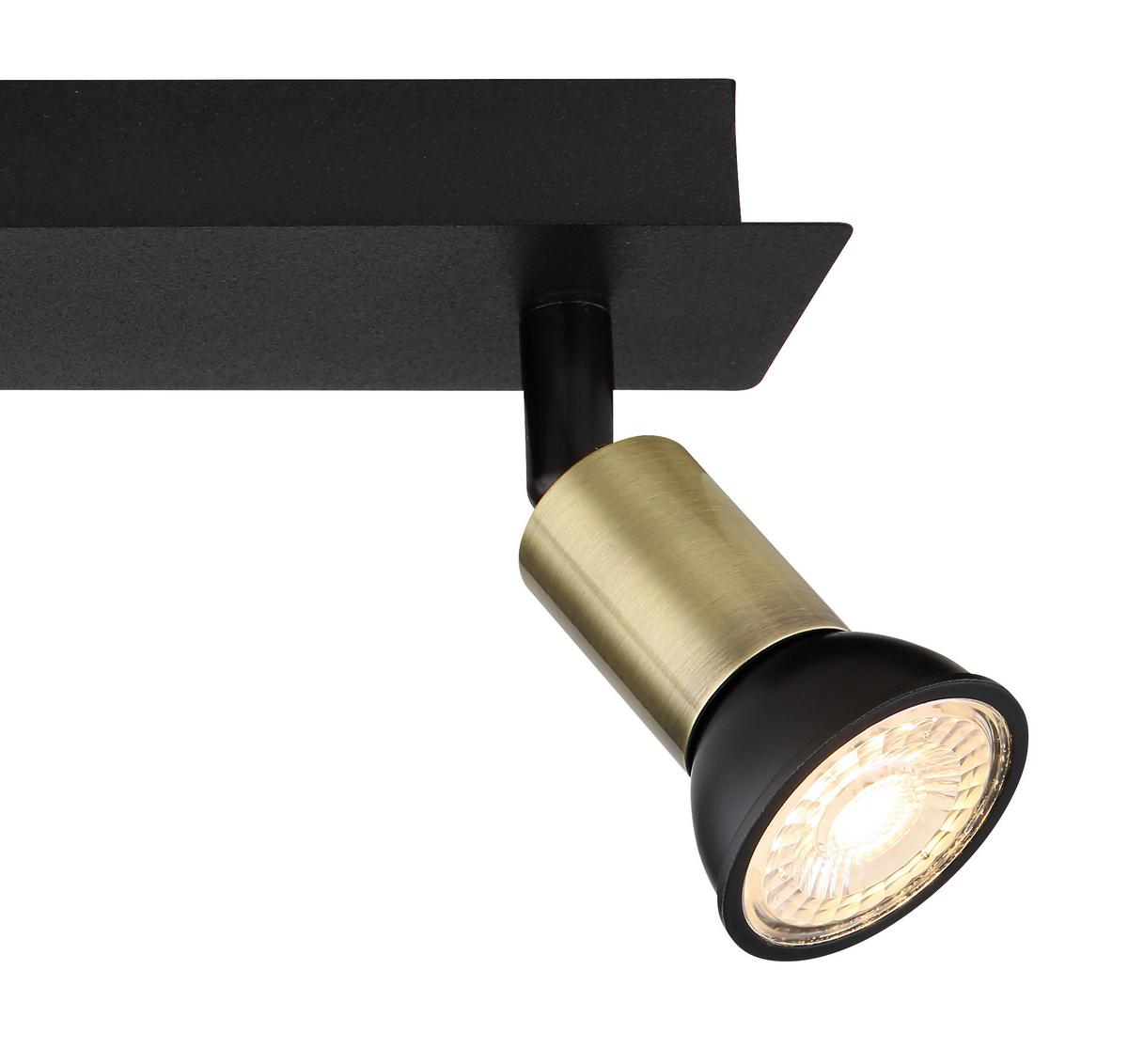 Strahler 57998-3b - Goldfarben/Schwarz, Design, Metall (40/6/9cm) - Globo