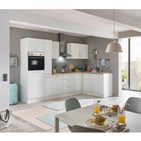 Eckküche Turin Weiß/Eiche Dekor 300x165 cm - Weiß/Eiche Artisan, Basics, Holzwerkstoff (300/165cm) - MID.YOU