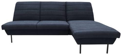 Ecksofa Looks Ix - Blau/Schwarz, Design, Textil (214/92/168cm) - LOOKS by W.Joop