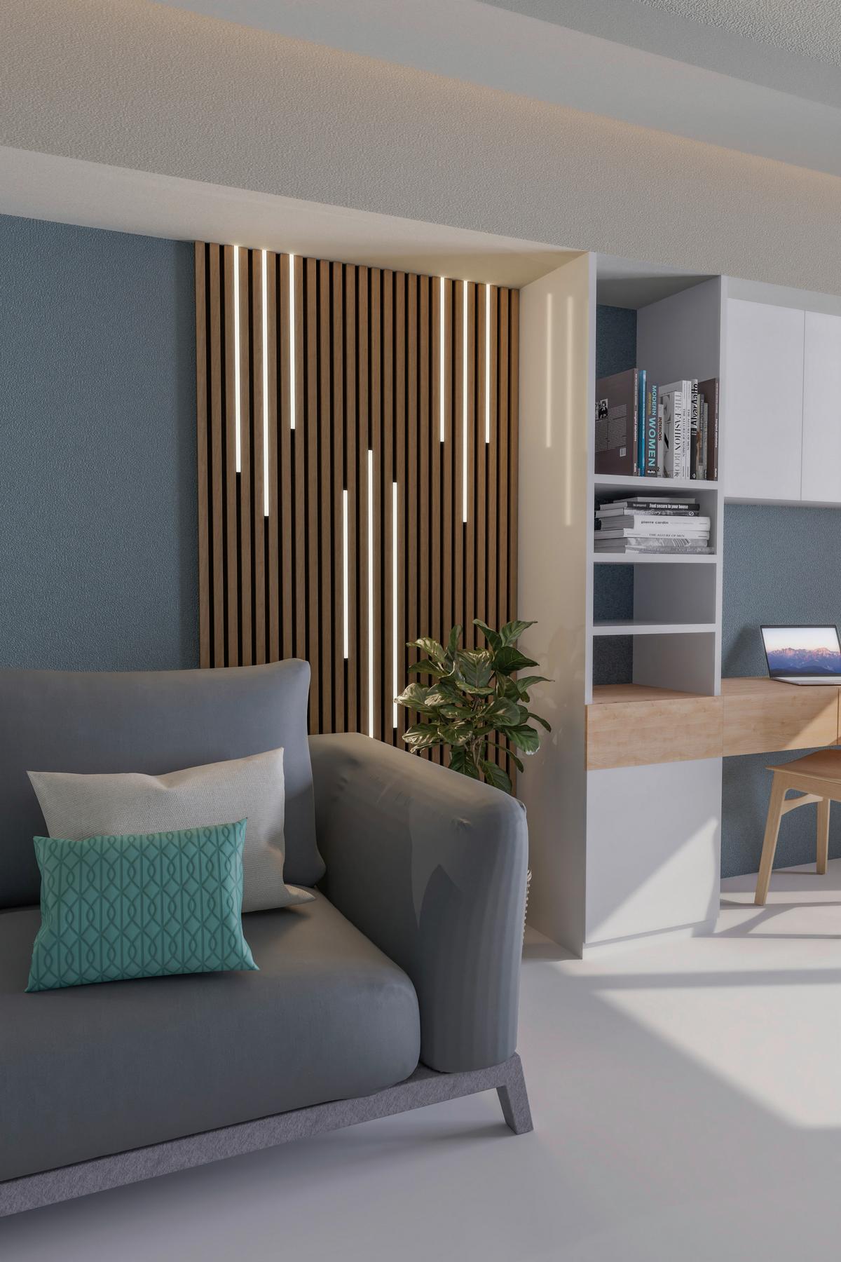 LED SVETELNÝ PANEL NUMIK - Modern, plast (21/21/14cm) - Mömax