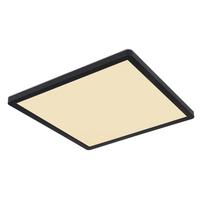 Led-deckenleuchte Sapana L: 29,4 Cm Mit Memory-Funktion - Opal/Schwarz, Basics, Kunststoff (29,4/29,4/2,5cm) - Globo