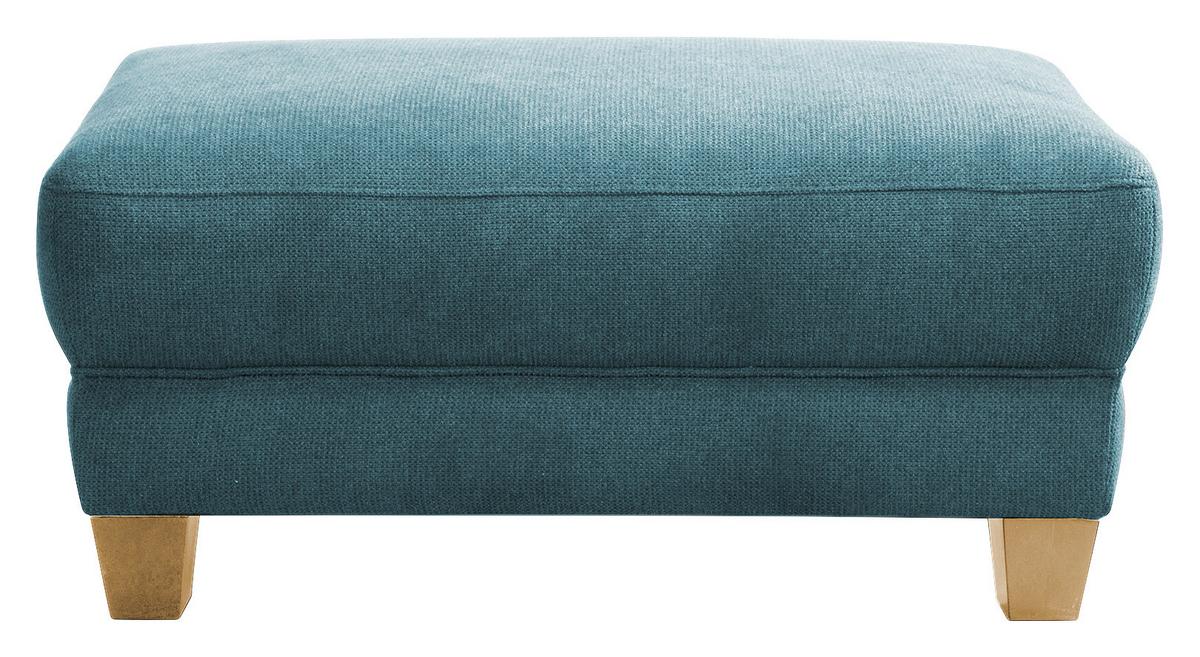 Hocker Gotland petrol, 101x45x66 cm - Petrol/Naturfarben, KONVENTIONELL, Textil (101/45/66cm) - Sit & More