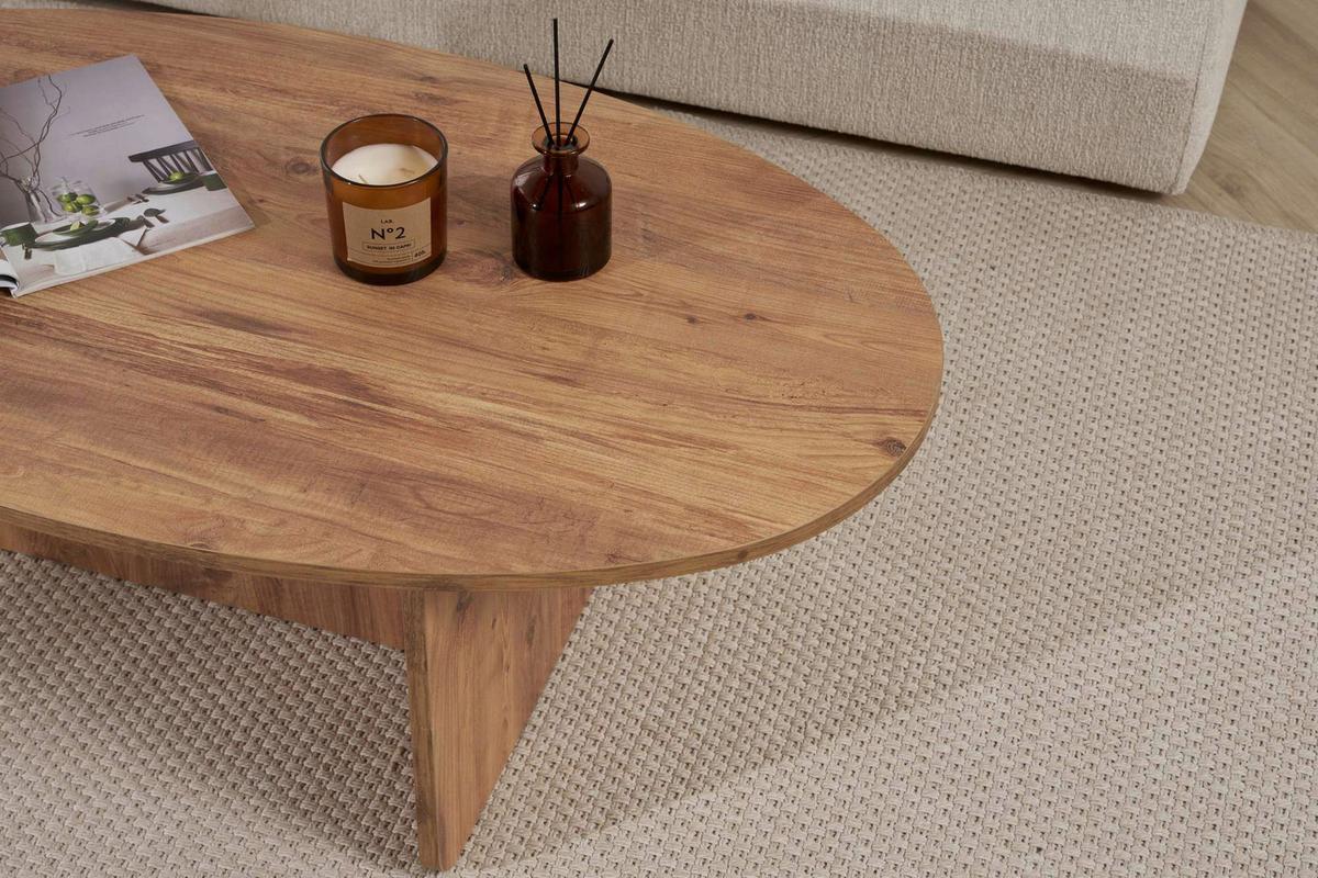Couchtisch Orba Pinienfarben L: 120cm - Pinienfarben, Design, Holzwerkstoff (120/40/65cm) - MID.YOU