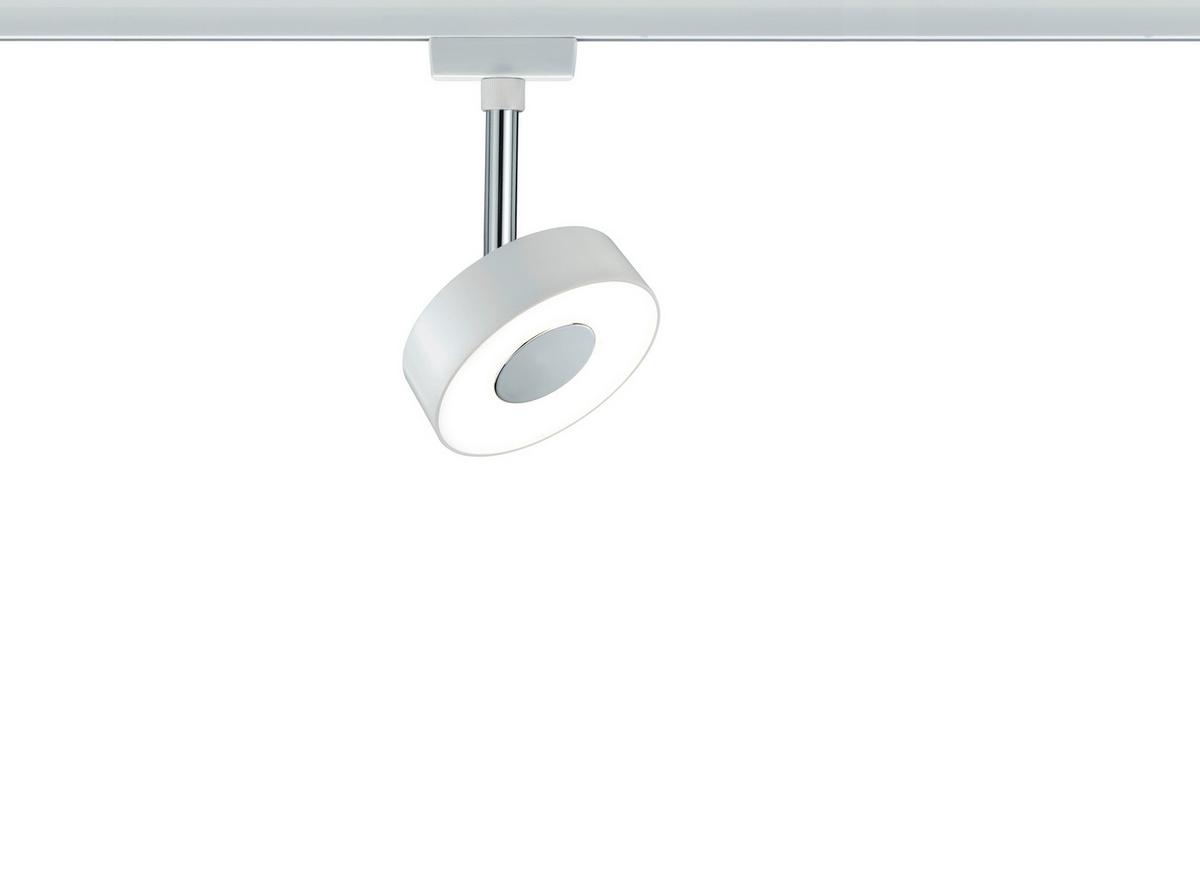 Schienensystem Urail Strahler 95272 Led-Spotkopf Schwenkbar - Chromfarben/Weiß, Basics, Kunststoff/Metall (9,8/14,7/5cm) - Paulmann