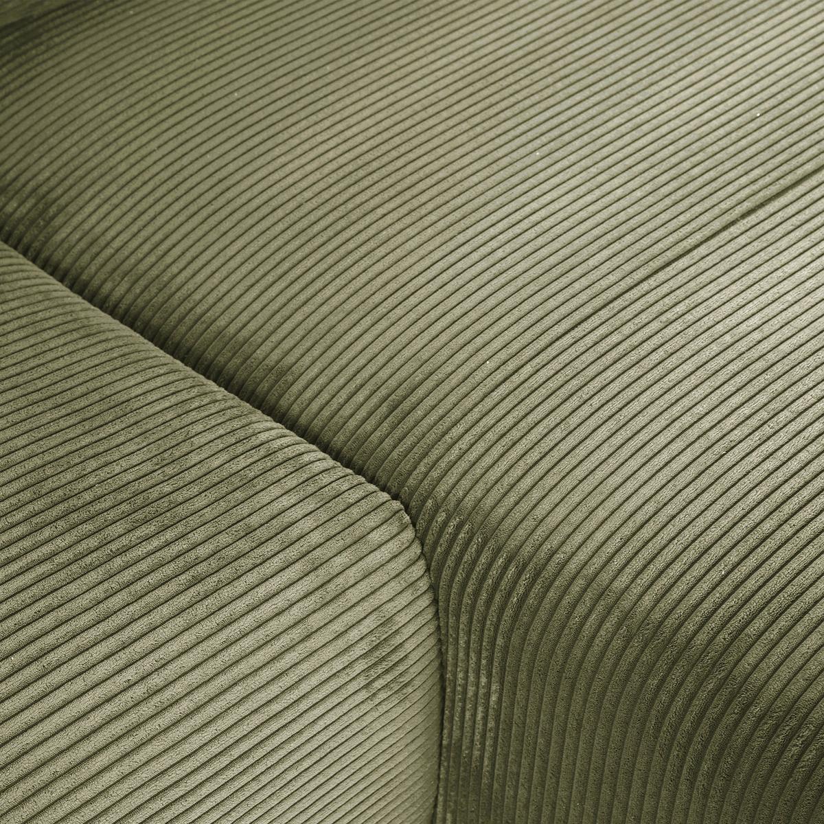 Ecksofa Cuty Dunkelgrün S: 266x180 Cm - Dunkelgrün/Schwarz, KONVENTIONELL, Textil (266/180cm) - MID.YOU