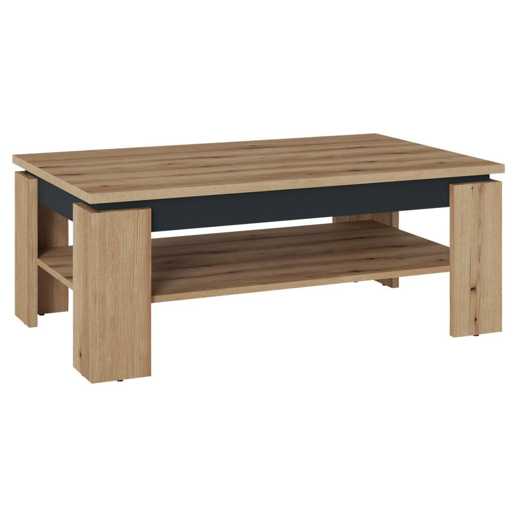 Couchtisch Corte Grau/Eiche Dekor B: 110 cm