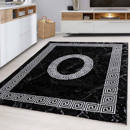 Webteppich Plus - Schwarz, Basics, Textil (140/200cm) - Novel