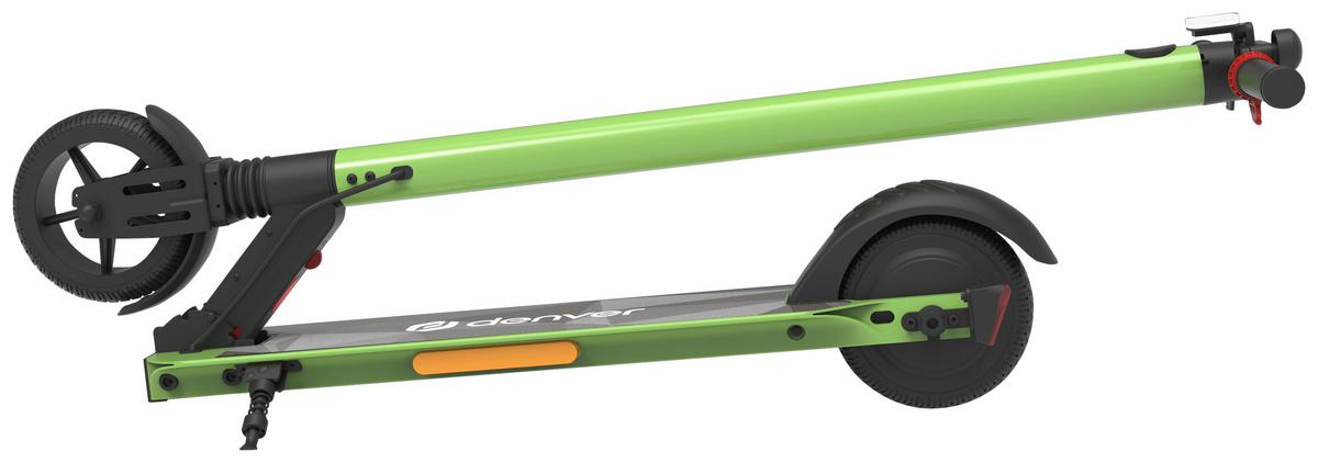 E-scooter Klappbar Sel-65230f Mit Parkständer - Limette, Basics, Metall (99/111/44cm)
