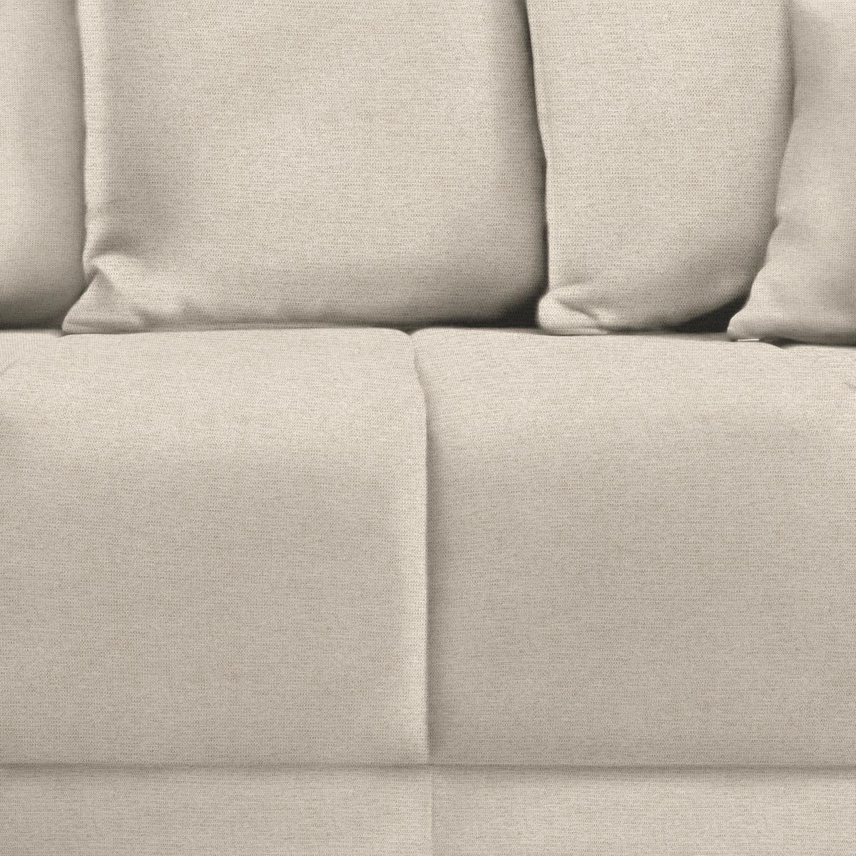 Rohová sedačka ALATRI, oboustranná,béžová,s polštáři - černá/zelená, Moderní, textil/plast (289/90/176cm) - Based