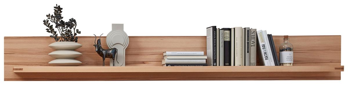 NÁSTĚNNÁ POLICE ARVID - jádrový buk, Konvenční, kompozitní dřevo (180/24/22cm) - Mömax