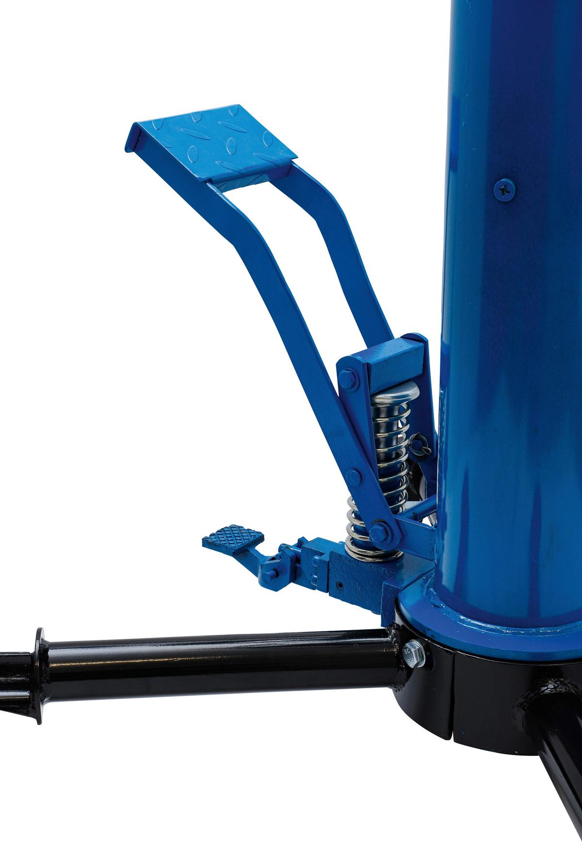 Schwerlast-Getriebeheber Doppelhub - Blau/Schwarz, Basics (56/37/89cm)