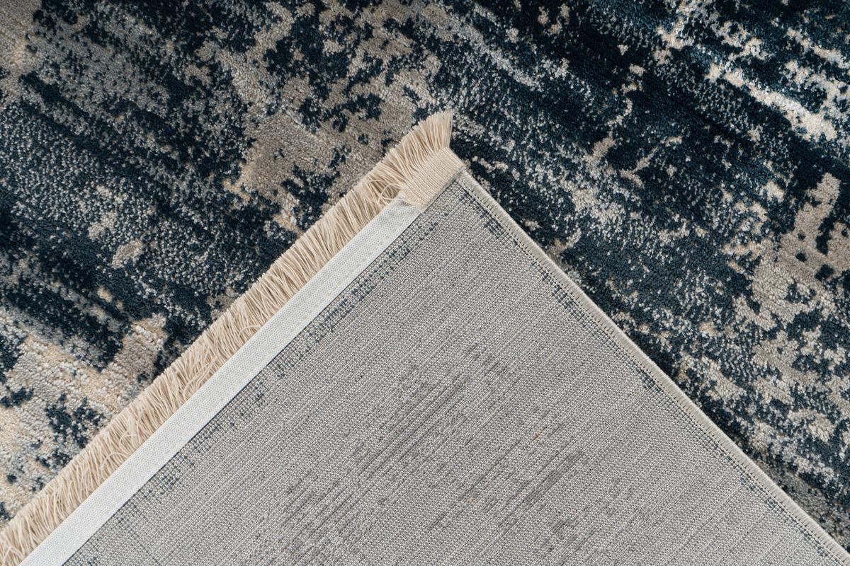 Vintage-teppich Adeon 100 - Blau, KONVENTIONELL, Textil (160/230cm)