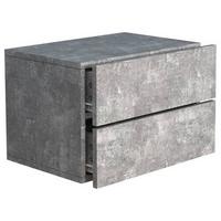 Nachtkästchen USAl L B: 45 cm Grau - Grau, MODERN, Holzwerkstoff (45/30/32cm) - MID.YOU