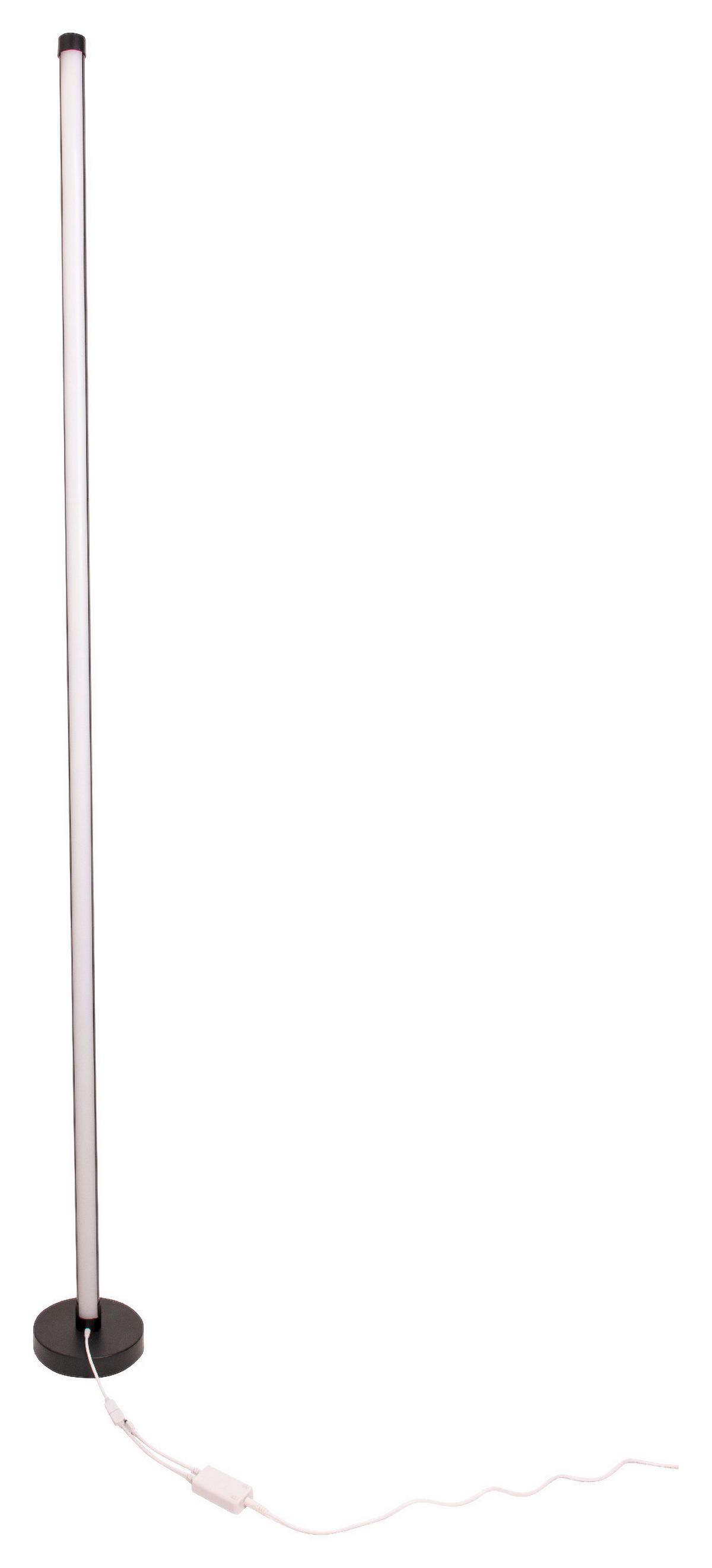 Led-stehlampe Dimmbar Schwarz Licht- Und Soundeffekten - Schwarz, Design (150 cm cm) - Näve