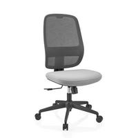 DREHSTUHL Minoro Grau B: 55cm - Schwarz/Grau, MODERN, Kunststoff/Textil (55/112/59cm) - MID.YOU
