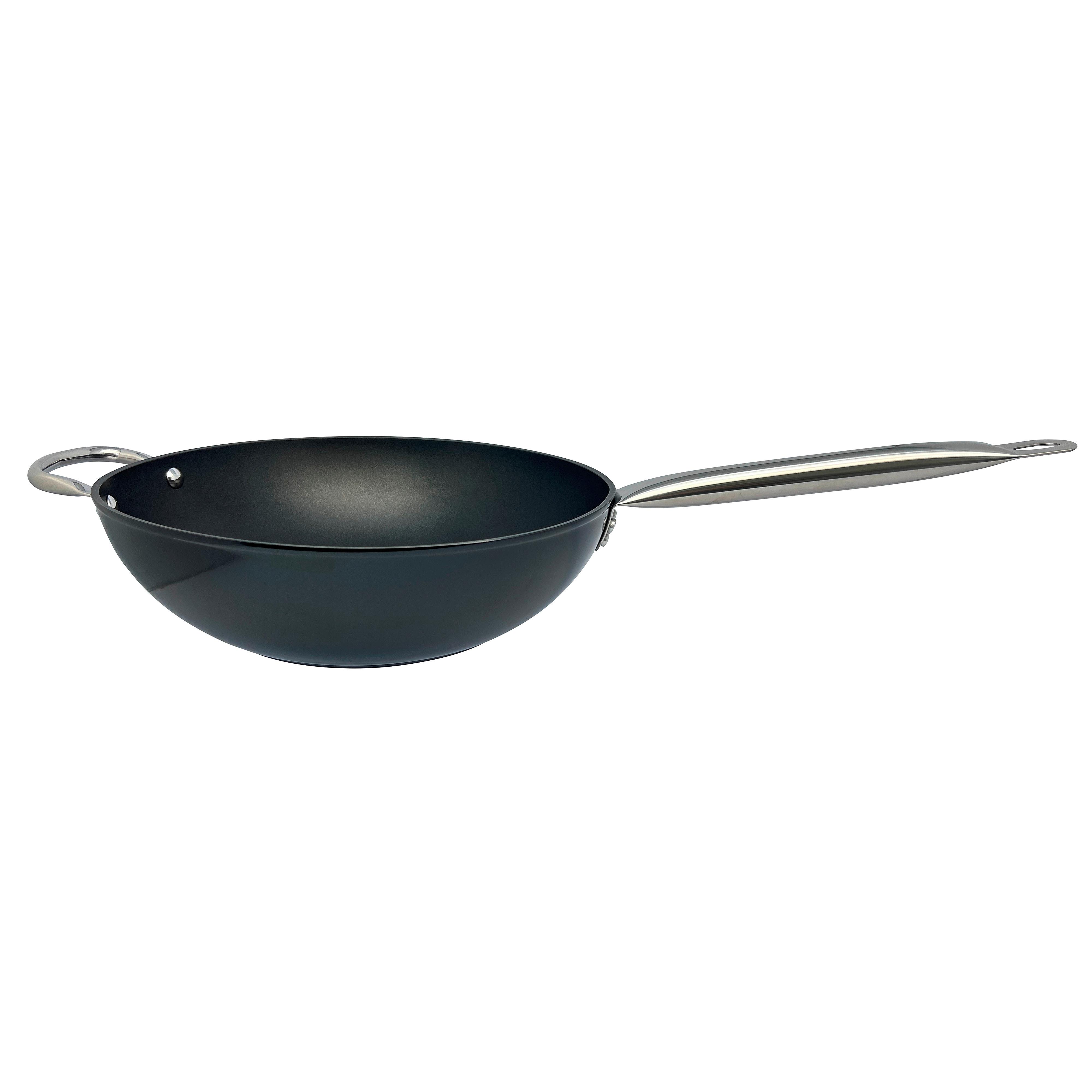 WOK CLASSIC - čierna/strieborná, Konventionell, kov (30/9cm) - Mömax