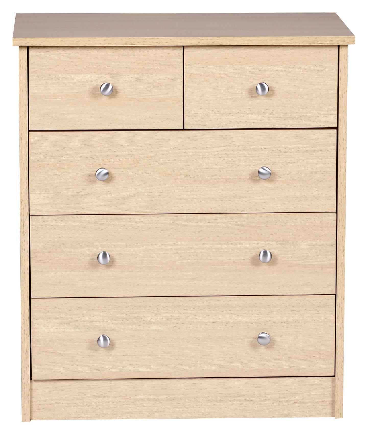 Kommode B 60cm Prue, Buche Dekor - Buchefarben, KONVENTIONELL, Holzwerkstoff (60/70/35cm) - MID.YOU