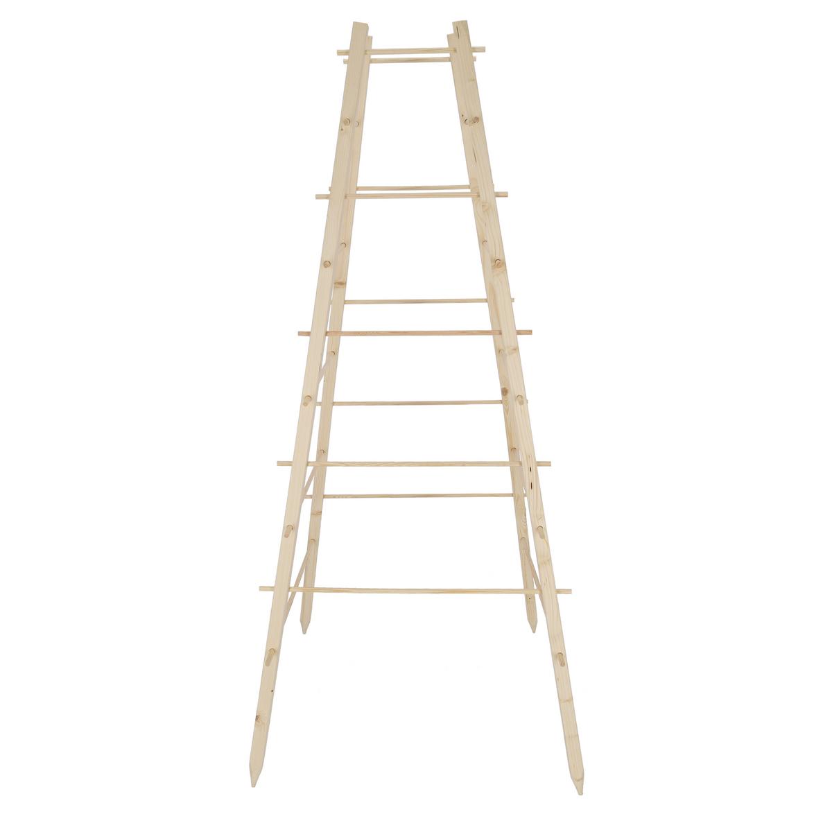 Rankhilfe Ng126 - Hellbraun, Basics, Holz (66/66/144cm)