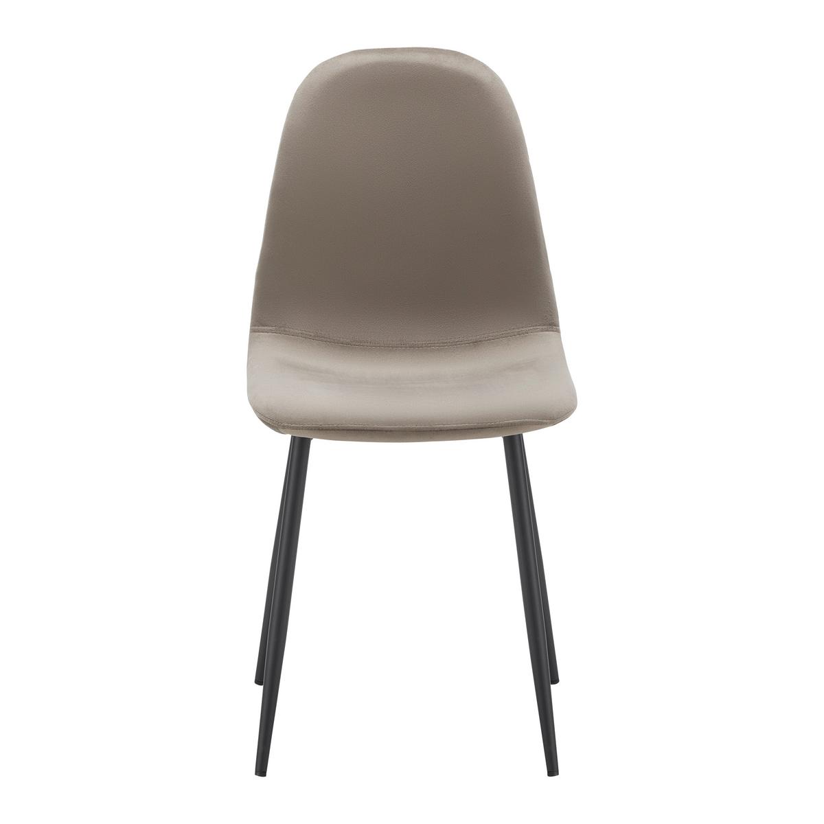 Stolička Ida hnedá - hnedá/čierna, Modern, kov/drevo (44/89/41,5cm) - Modern Living