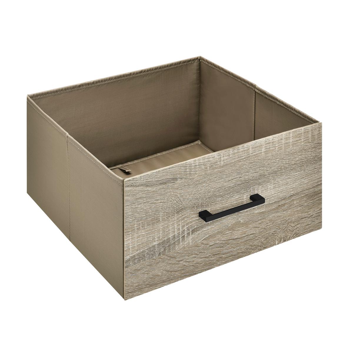 Kommode London Grau/eichefarben 79 Cm - Eichefarben/Schwarz, Design, Holzwerkstoff/Metall (79/112/36cm) - MID.YOU