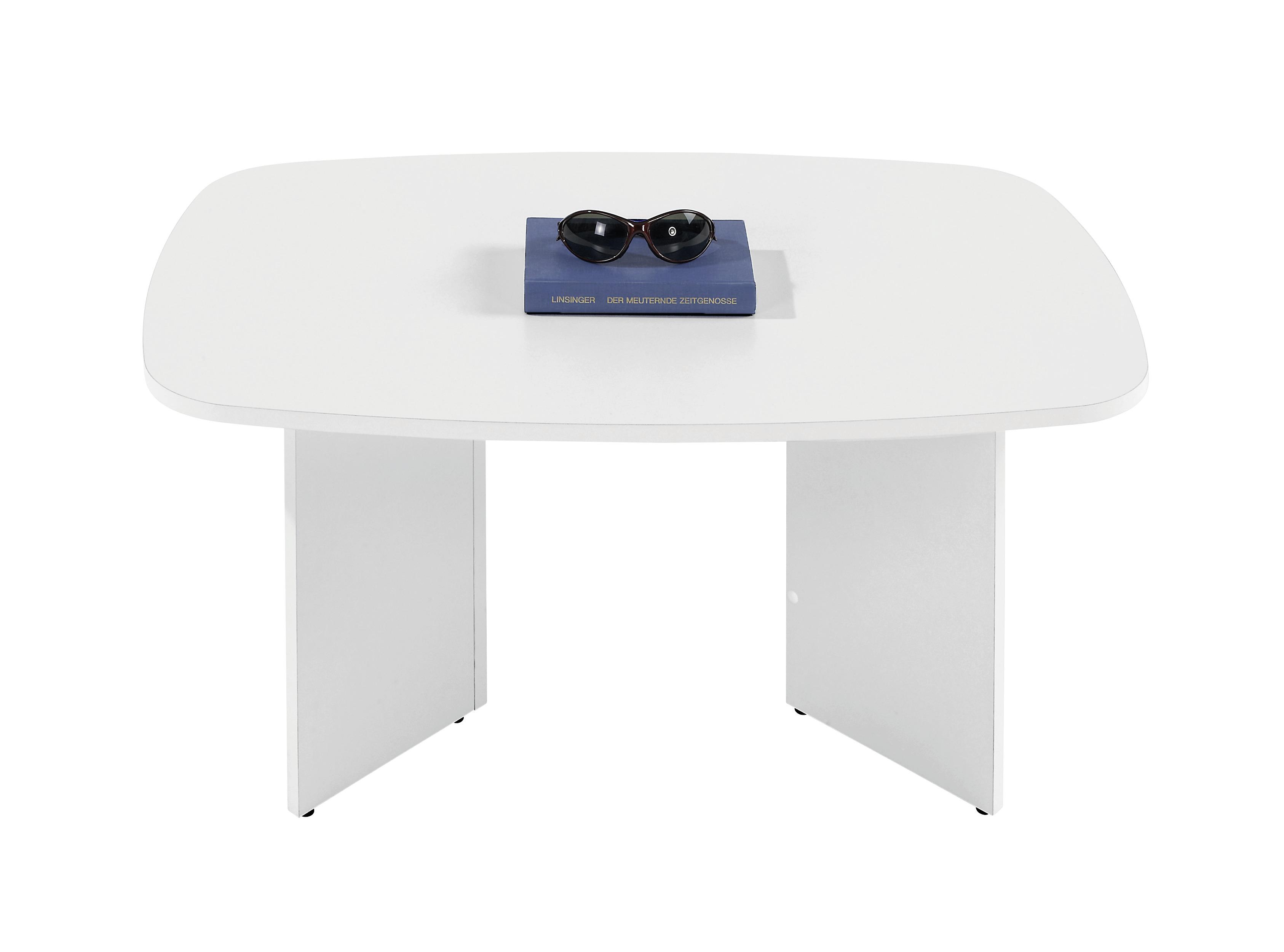 Dohányzóasztal Magic - Fehér, konvencionális, Fa (90/43/57cm)