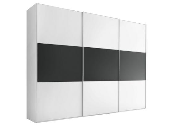 Schwebetürenschrank Includo 336cm Weiß/vulkan - Anthrazit/Weiß, MODERN, Holzwerkstoff (336/222/68cm) Schwebetürenschrank Includo 336cm Weiß/vulkan - Anthrazit/Weiß, MODERN, Holzwerkstoff (336/222/68cm)