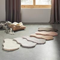 UMELÁ KOŽUŠINA Moia, 40/57cm - svetlohnedá/titánová, Lifestyle, textil (40/57cm) - Mömax