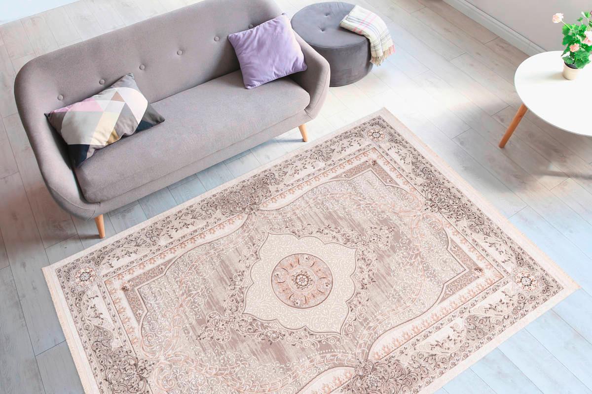 Vintage Teppich Grau Akropolis 200x300 cm - Silberfarben/Grau, Design, Textil (200/300cm) - Kayoom