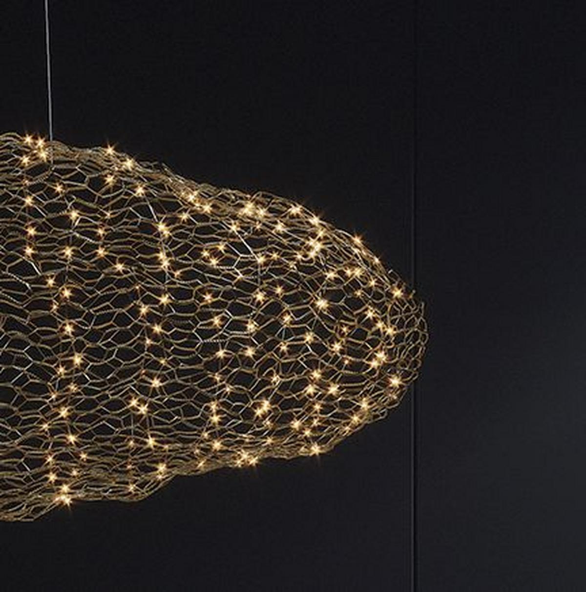 LED-Hängeleuchte 4201250-6501 Hayden - Goldfarben, Trend, Metall (76/40/147cm) - By Rydéns