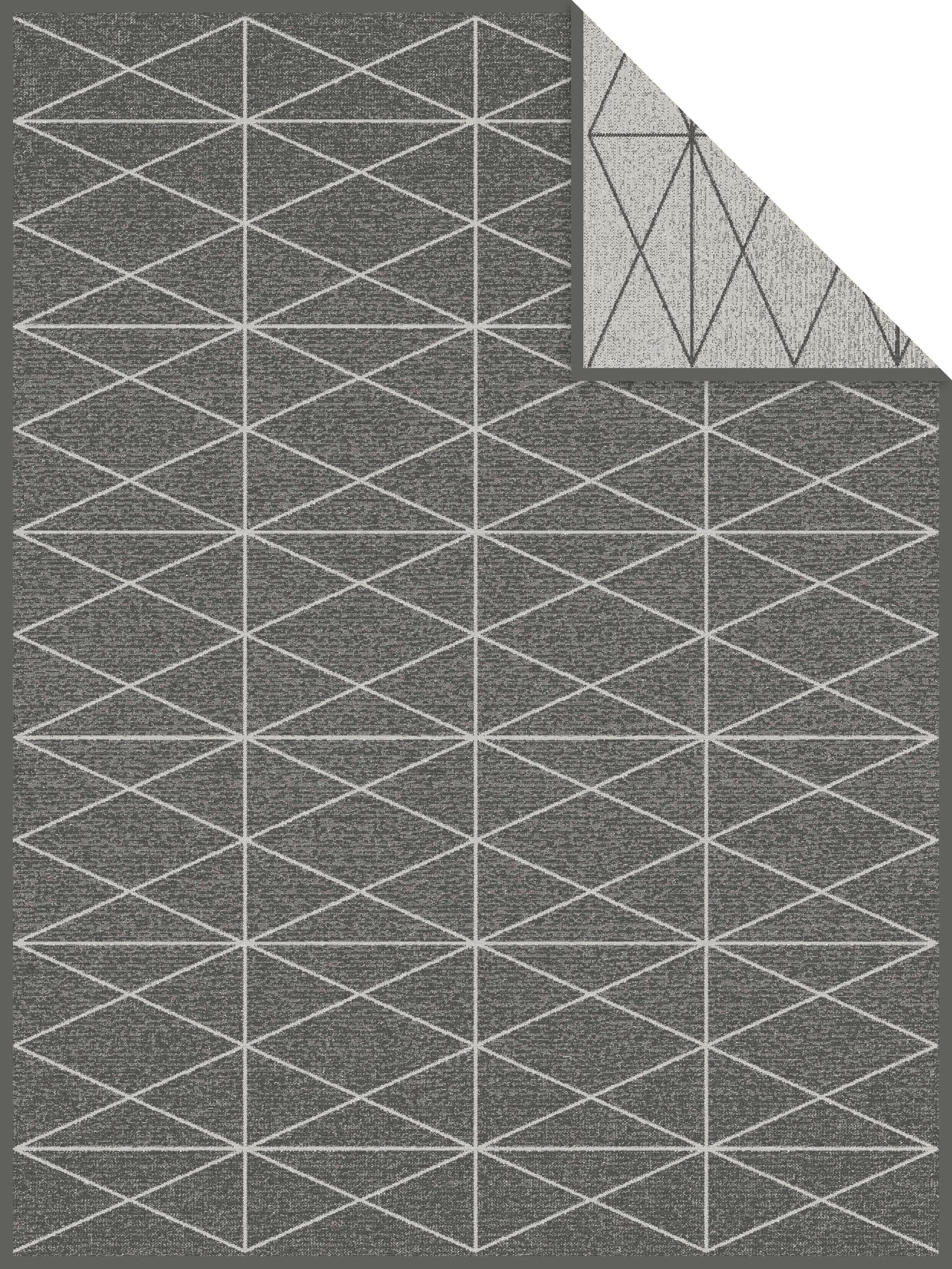 Kuscheldecke Bugatti Anthrazit 150x200 Cm Double Face