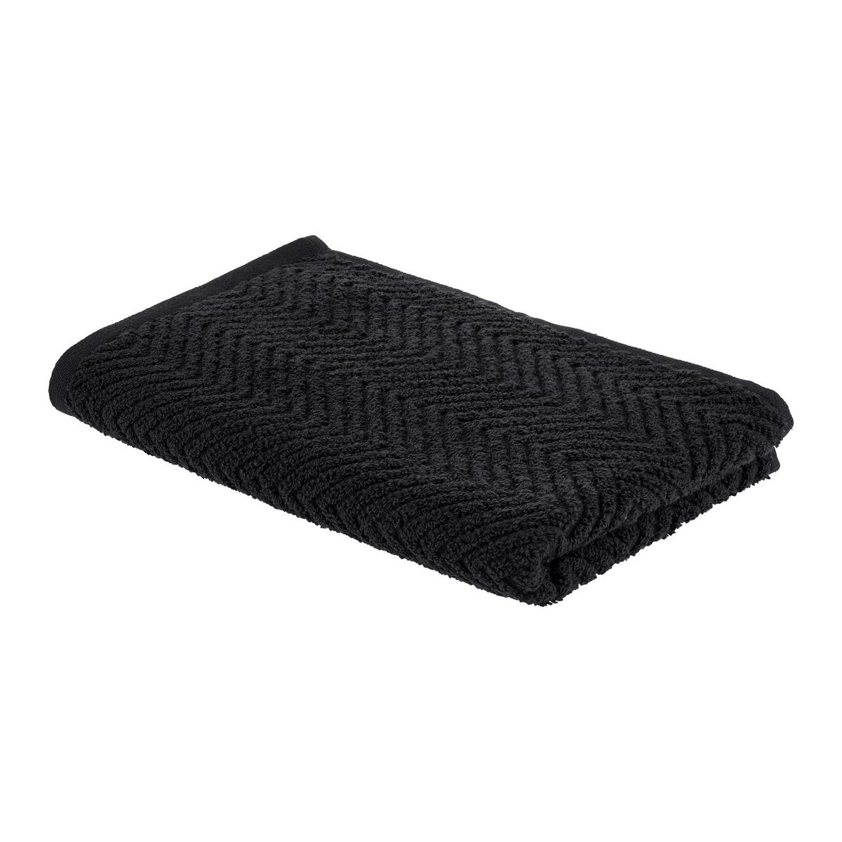 RUČNÍK PRO HOSTY OCEAN - černá, Moderní, textil (30/50cm) - Premium Living