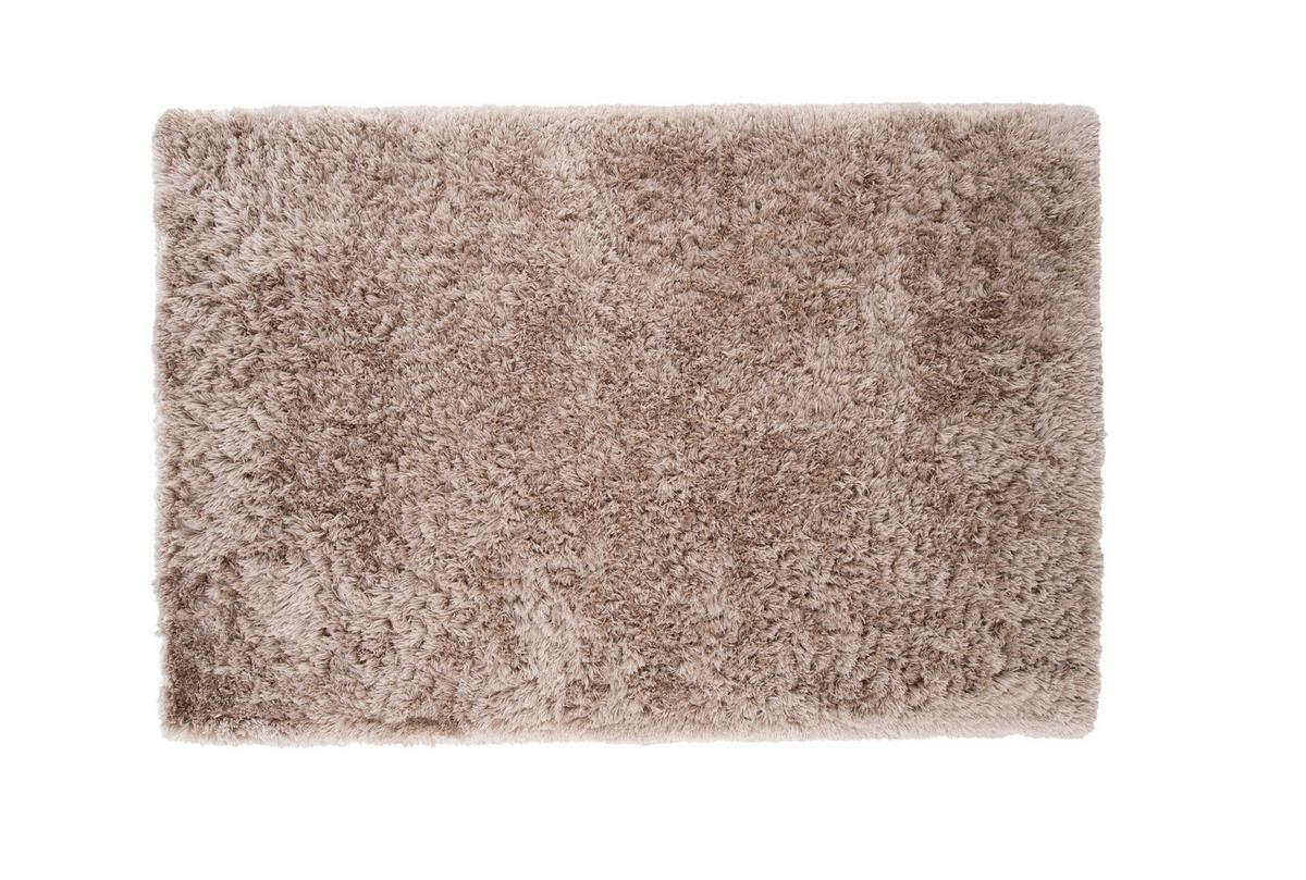 Hochflorteppich Beige Grace 160x230 cm - Beige, LIFESTYLE, Textil (160/230cm) - P & B