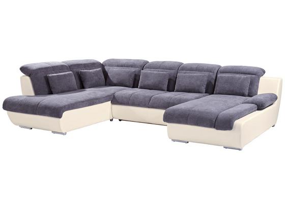 Wohnlandschaft mit Schlaffunktion Multi, Webstoff - Chromfarben/Creme, MODERN, Textil (228/345/184cm) Wohnlandschaft mit Schlaffunktion Multi, Webstoff - Chromfarben/Creme, MODERN, Textil (228/345/184cm)