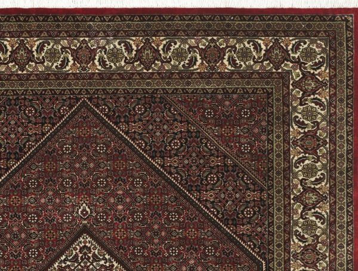 Orientteppich Kamaro Bidjar - Rot/Creme, Basics, Textil (90/160cm) - Cazaris